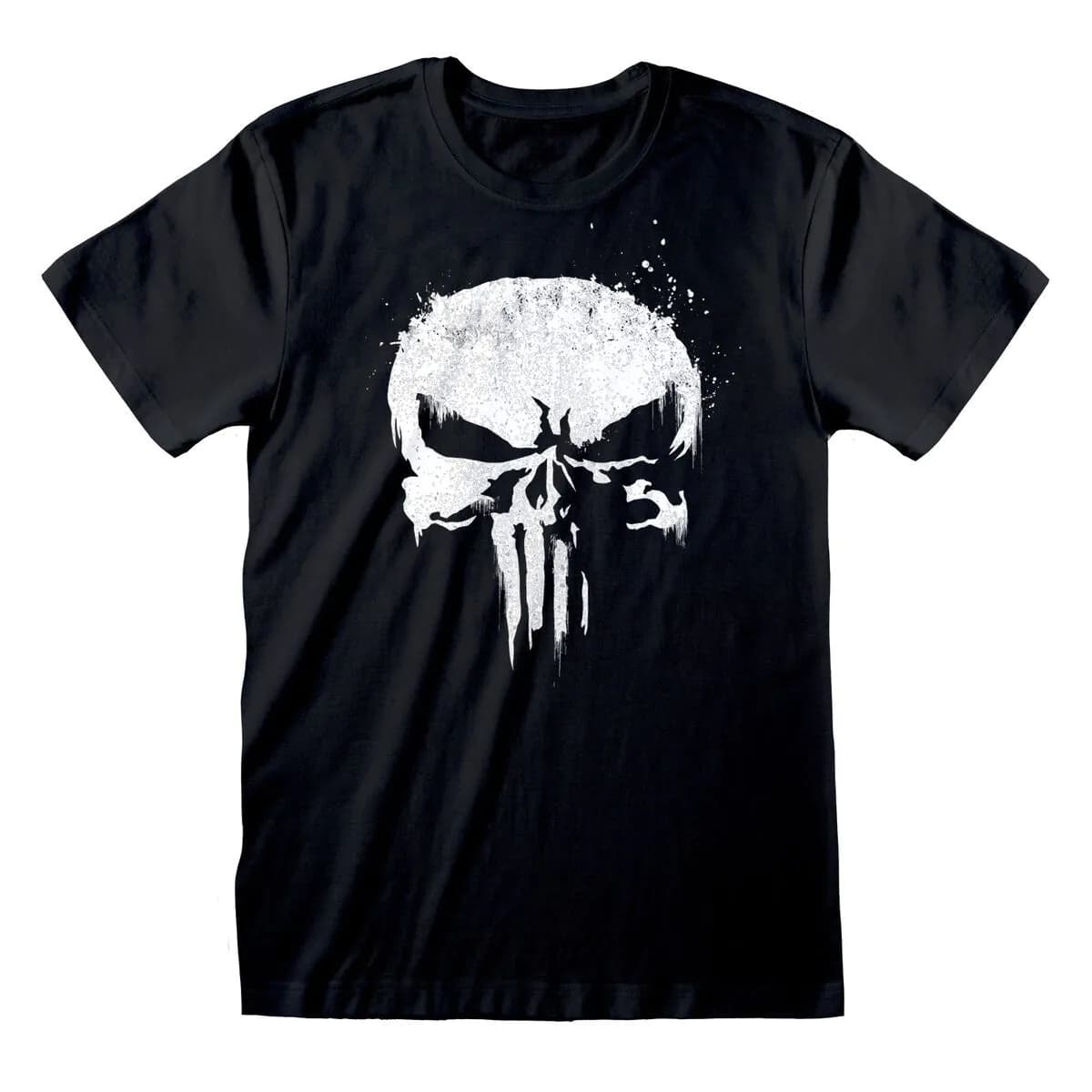 image-Short Sleeve T-Shirt Marvel Logo Black Unisex