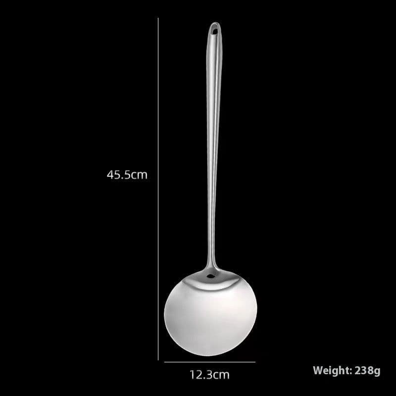 image-Stainless Steel Spatula Lengthened Kitchen Supplies