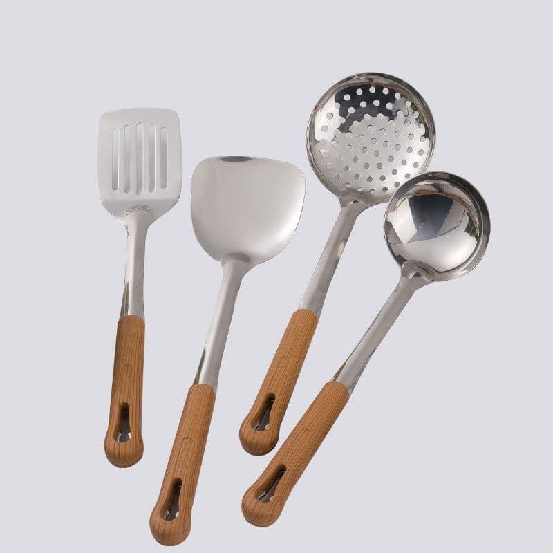 image-Stainless Steel Spatula And Soup Spoon Kitchen Utensils