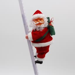 image-Santa Claus Climbing Ladder Electric Santa Claus Climbing Ladder