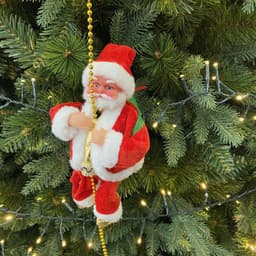 image-Santa Claus Climbing Ladder Electric Santa Claus Climbing Ladder