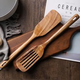 image-Teak Spatula For Household Kitchen