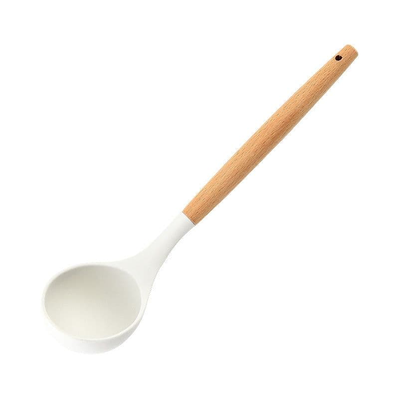 image-Silicone Kitchen Spatula Spoon Cooking Cookware Set