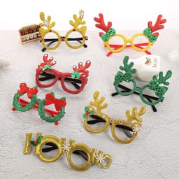 image-Party Christmas Children's Toys Christmas Luminous Glasses Frame