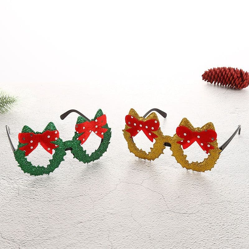 image-Party Christmas Children's Toys Christmas Luminous Glasses Frame