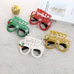 image-Party Christmas Children's Toys Christmas Luminous Glasses Frame