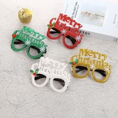 image-Party Christmas Children's Toys Christmas Luminous Glasses Frame