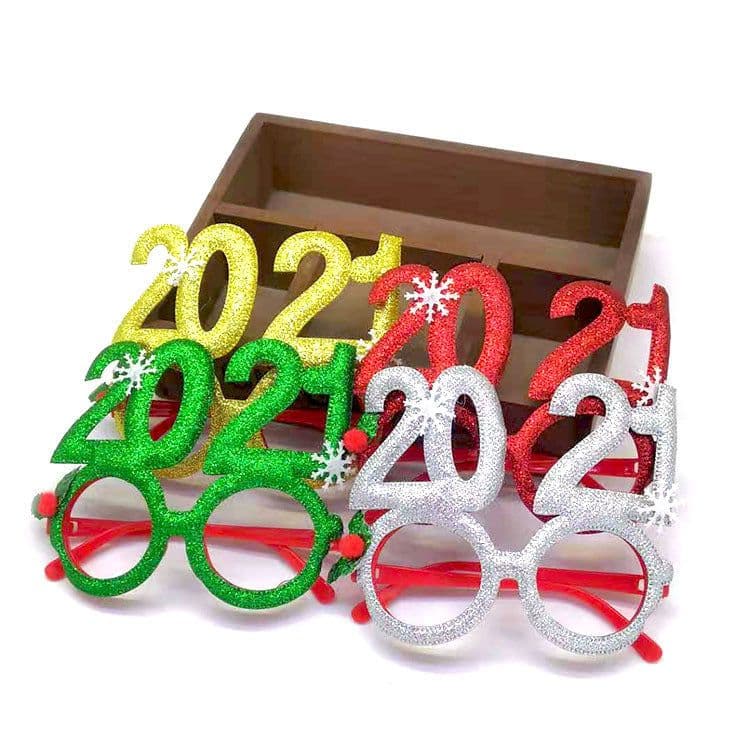 image-Party Christmas Children's Toys Christmas Luminous Glasses Frame