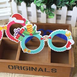 image-Party Christmas Children's Toys Christmas Luminous Glasses Frame