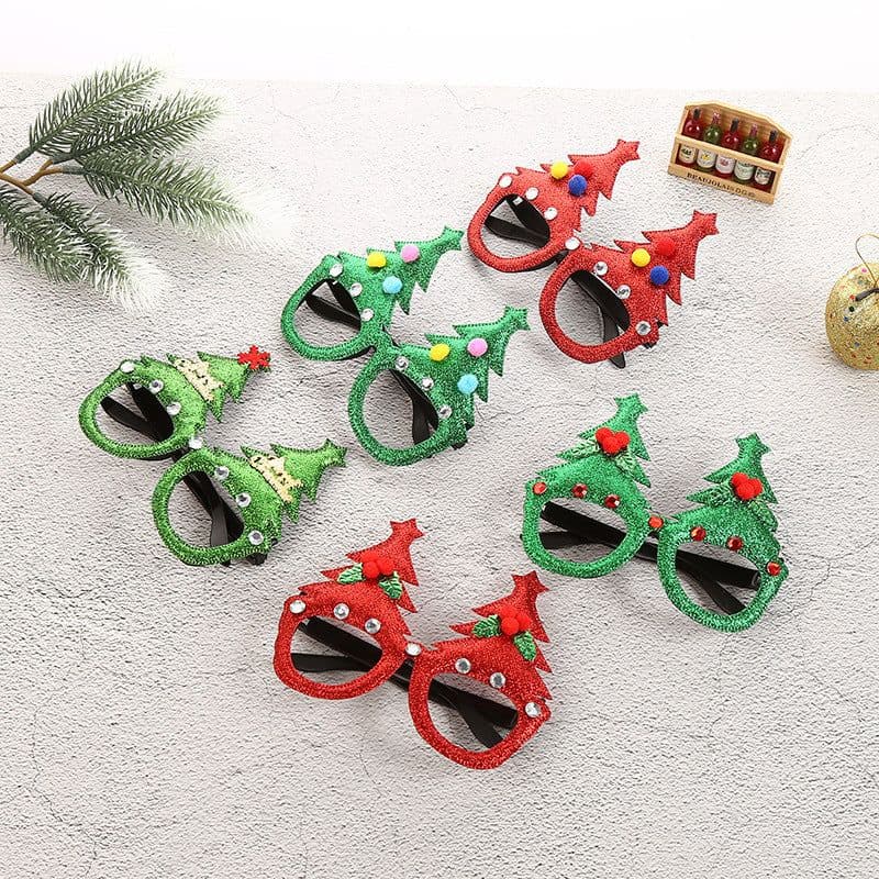 image-Party Christmas Children's Toys Christmas Luminous Glasses Frame
