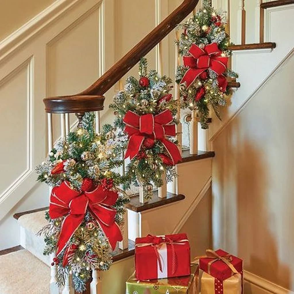 image-Christmas Day Door Curtain Home Decoration Hanger