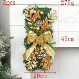 image-Christmas Day Door Curtain Home Decoration Hanger