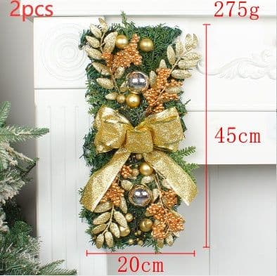 image-Christmas Day Door Curtain Home Decoration Hanger