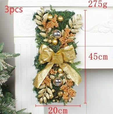 image-Christmas Day Door Curtain Home Decoration Hanger