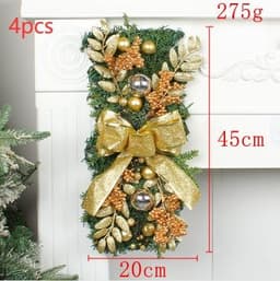 image-Christmas Day Door Curtain Home Decoration Hanger