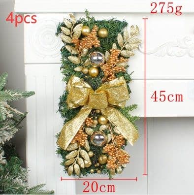image-Christmas Day Door Curtain Home Decoration Hanger