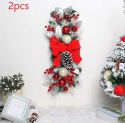 image-Christmas Day Door Curtain Home Decoration Hanger