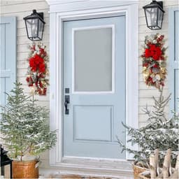 image-Christmas Day Door Curtain Home Decoration Hanger
