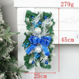 image-Christmas Day Door Curtain Home Decoration Hanger