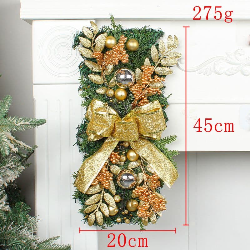 image-Christmas Day Door Curtain Home Decoration Hanger