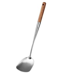 image-Stainless Steel Spatula Rosewood Lengthened and Thickened
