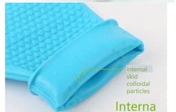 image-Non-slip silicone gloves microwave oven gloves tools microwave oven insulation gloves