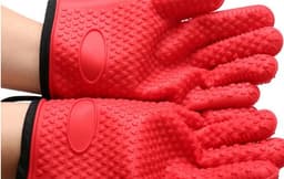 image-Non-slip silicone gloves microwave oven gloves tools microwave oven insulation gloves