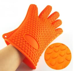 image-Non-slip silicone gloves microwave oven gloves tools microwave oven insulation gloves