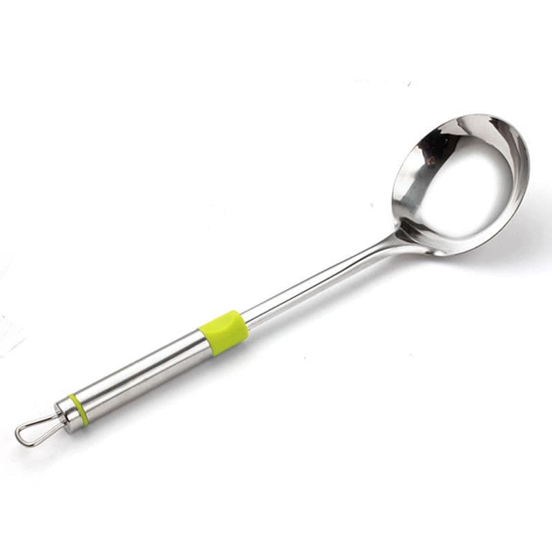 image-Stainless Steel Spatula Soup Spoon Kitchen Household