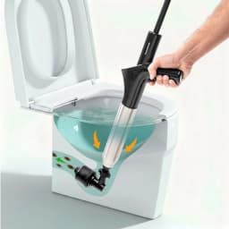 image-High-Pressure Compressed Air Plunger with Accessories and 5-in-1 Pressure Gauge Jetpro InnovaGoods