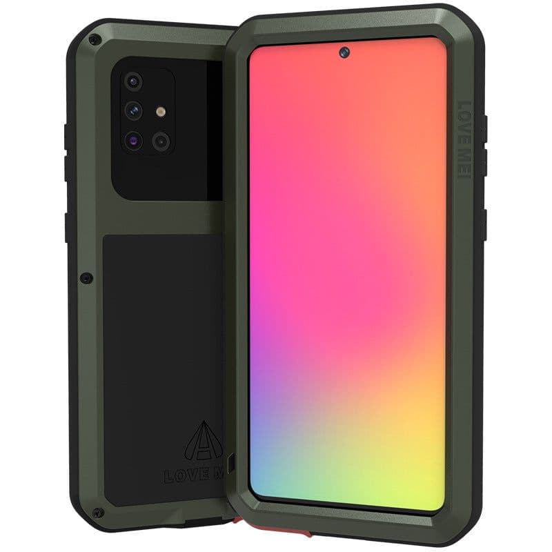 image-LOVE MEI Samsung A51/A71 Phone Case - Metal Silicone