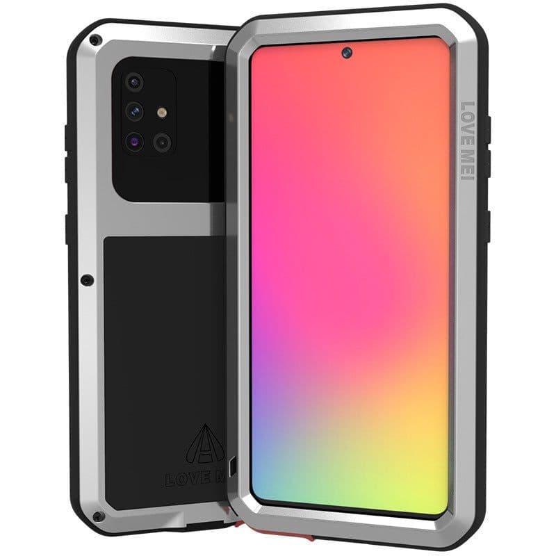 image-LOVE MEI Samsung A51/A71 Phone Case - Metal Silicone