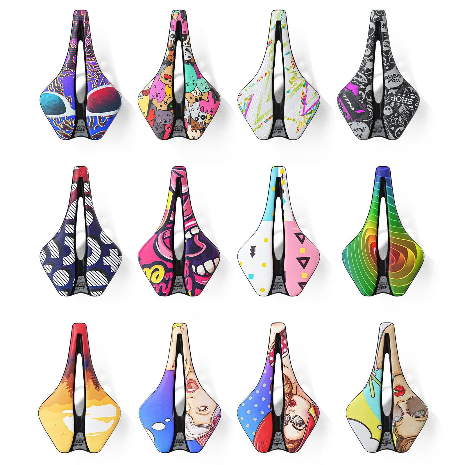image-Bike Saddle Ultra-light EVA Cushion Comfortable Hollow