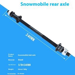 image-Mountain Bike Snowmobile A Rear Modified Solid Beam Axle