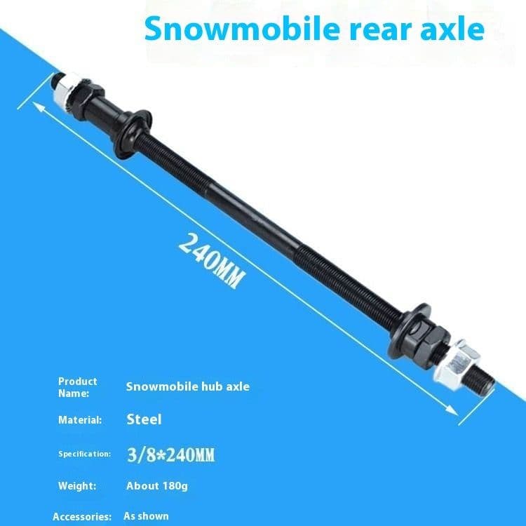 image-Mountain Bike Snowmobile A Rear Modified Solid Beam Axle
