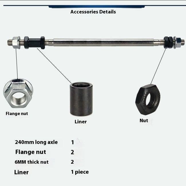 image-Mountain Bike Snowmobile A Rear Modified Solid Beam Axle