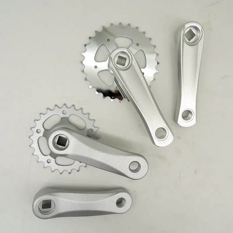image-Children's Bicycle Crankset Aluminum Alloy Crank Sprocket