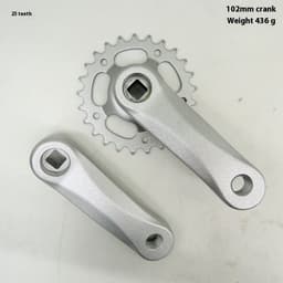 image-Children's Bicycle Crankset Aluminum Alloy Crank Sprocket