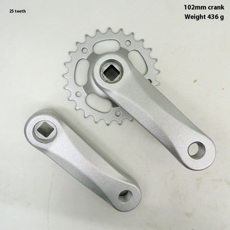 image-Children's Bicycle Crankset Aluminum Alloy Crank Sprocket