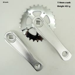 image-Children's Bicycle Crankset Aluminum Alloy Crank Sprocket