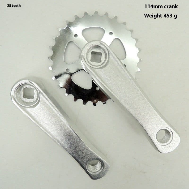 image-Children's Bicycle Crankset Aluminum Alloy Crank Sprocket