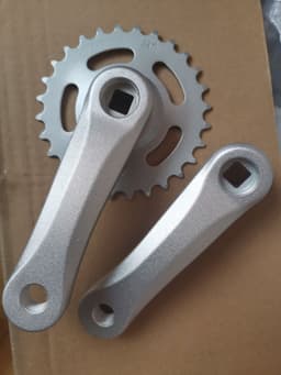 image-Children's Bicycle Crankset Aluminum Alloy Crank Sprocket