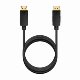 image-DisplayPort Cable Aisens A124-0740 Black 2 m 4K Ultra HD