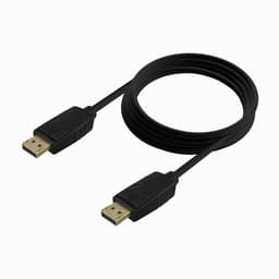 image-DisplayPort Cable Aisens A124-0740 Black 2 m 4K Ultra HD