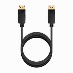 image-DisplayPort Cable Aisens A124-0740 Black 2 m 4K Ultra HD