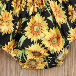 image-Baby flower print romper