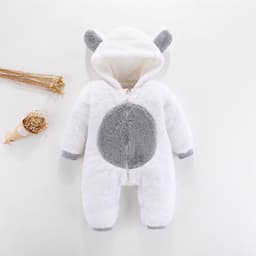 image-Baby jumpsuit Shu cotton velvet crawling clothes