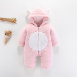 image-Baby jumpsuit Shu cotton velvet crawling clothes