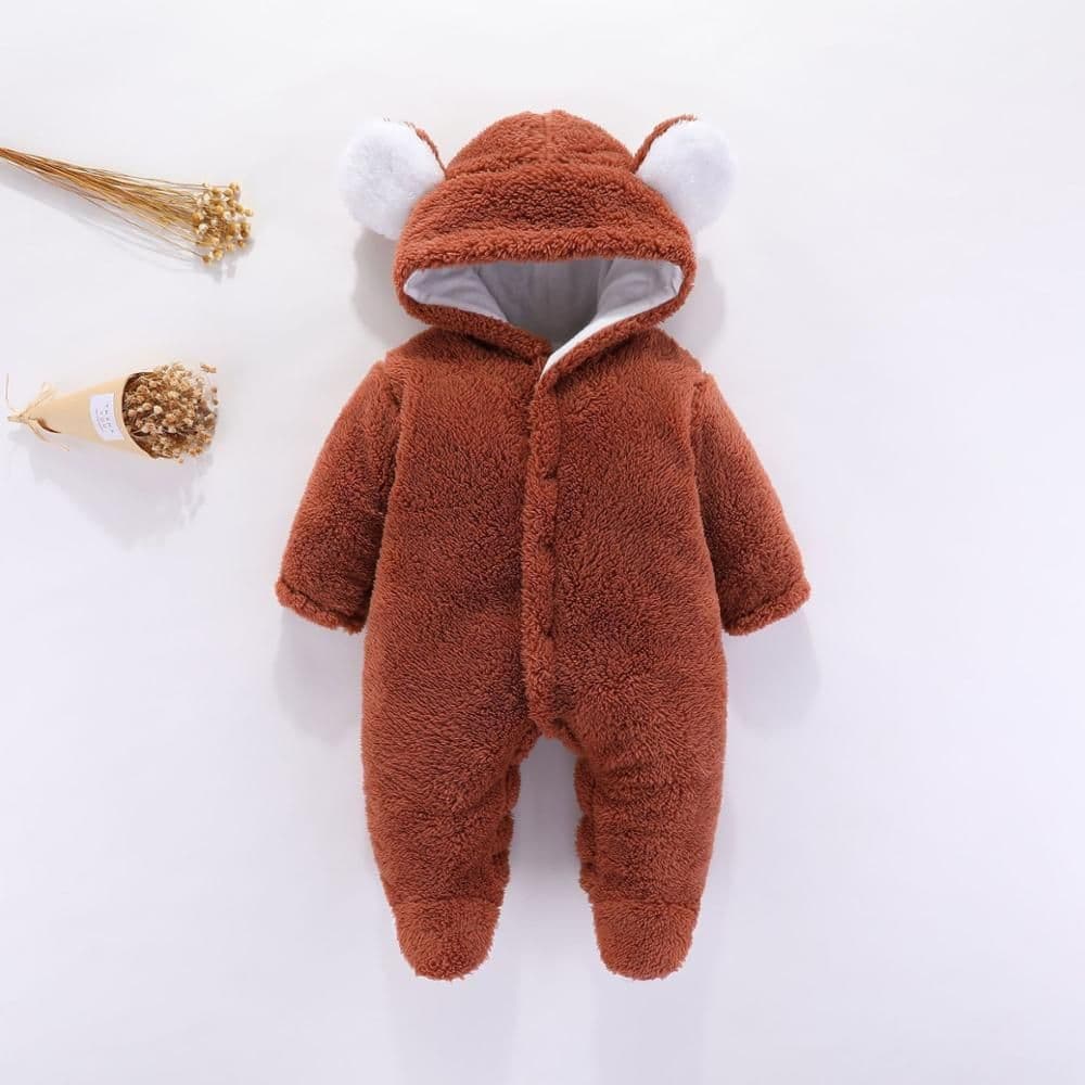 image-Baby jumpsuit Shu cotton velvet crawling clothes