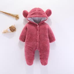image-Baby jumpsuit Shu cotton velvet crawling clothes
